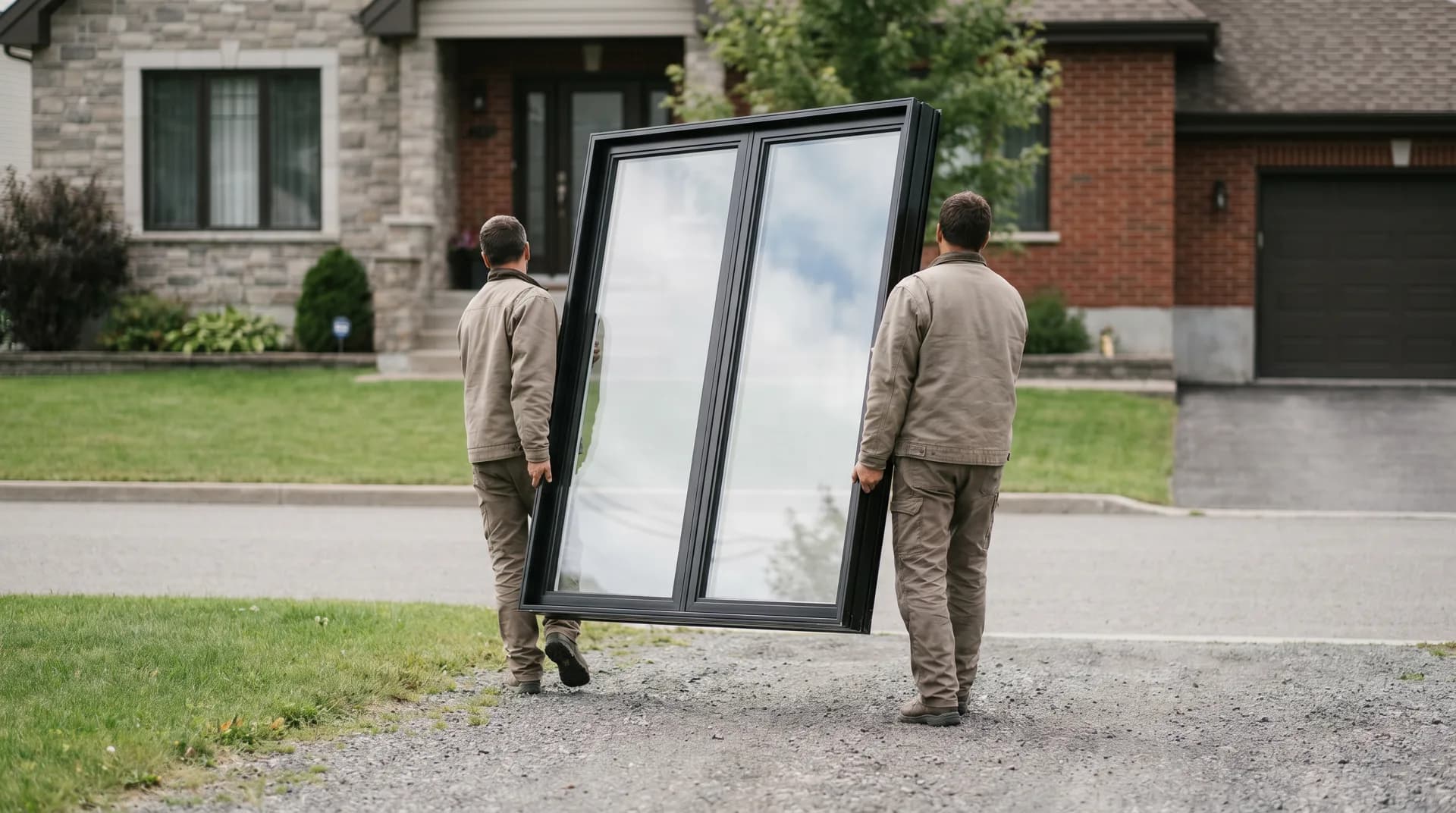 New windows in a home on Montreal’s North Shore