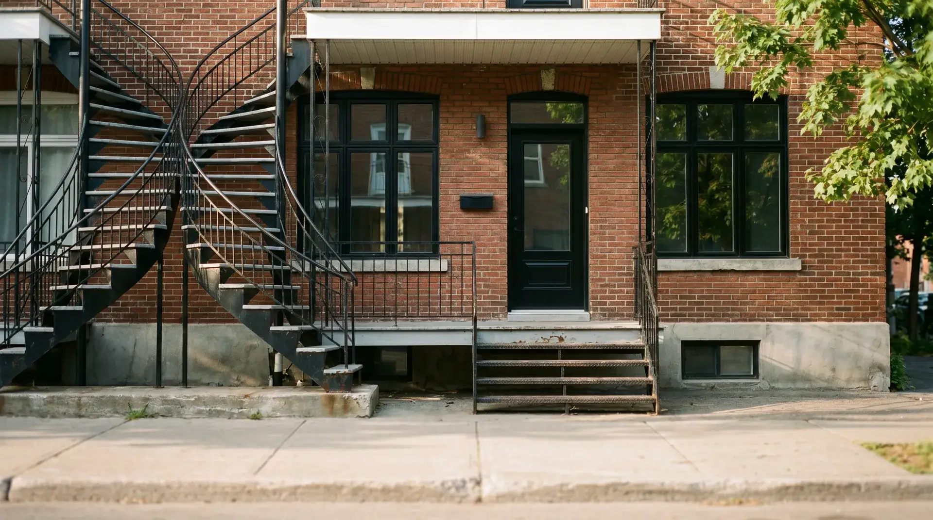 Intérieur d’une maison rénovée à Montréal